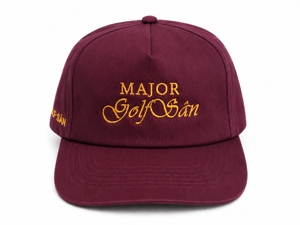 Major Sân Unstructured Burgundy Cap
